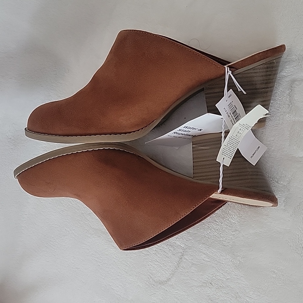 Old Navy Brown Mules Size 10 NWT - Picture 7 of 10